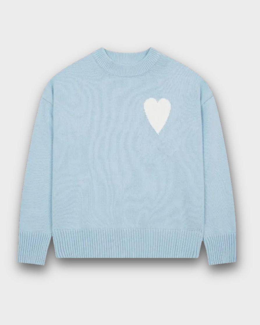 AMI | HEART SWEATER