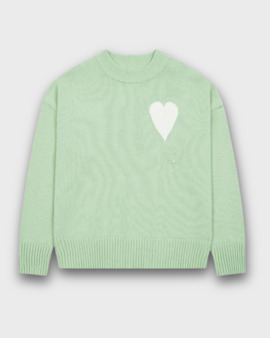 AMI | HEART SWEATER