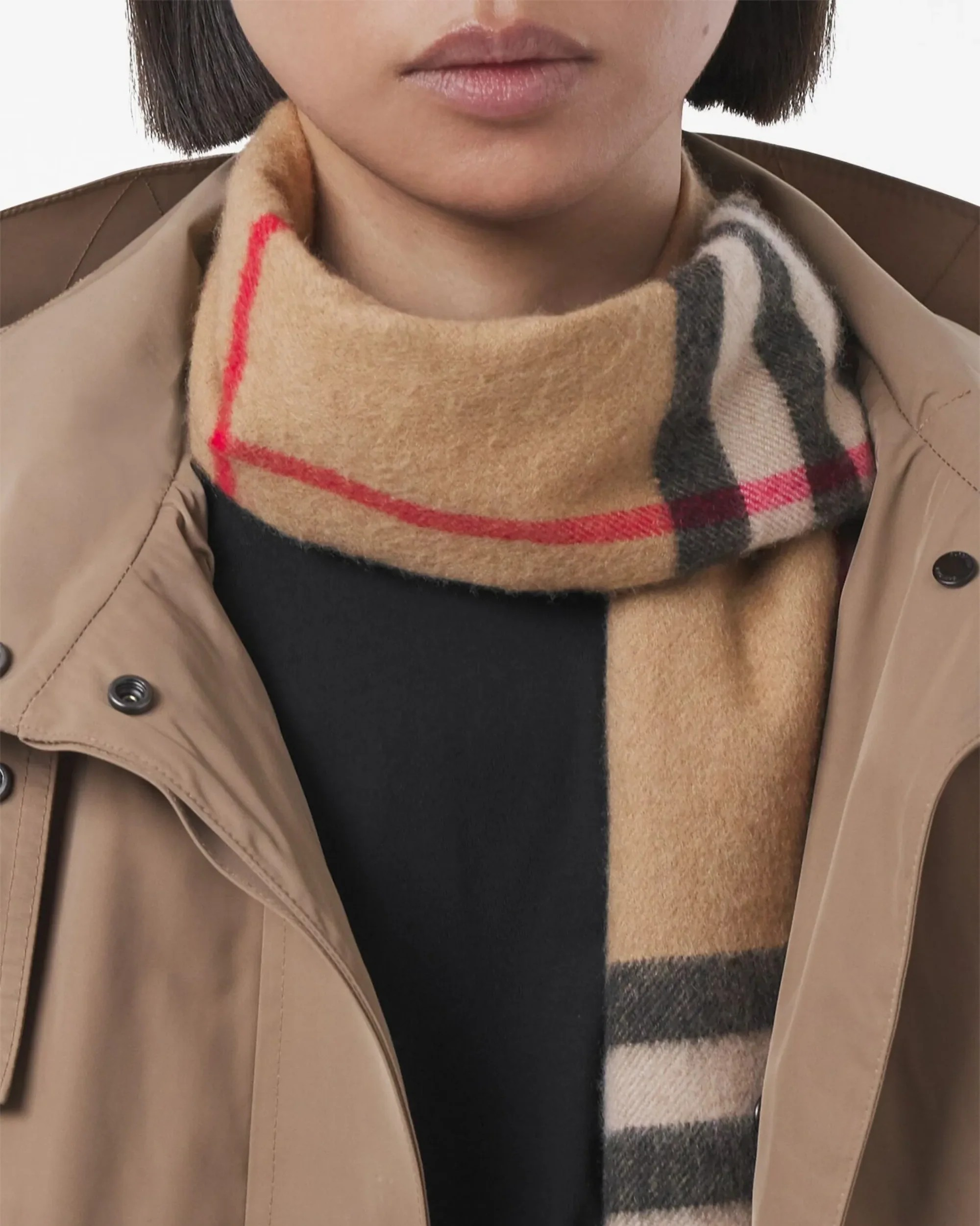 Chequerd Cashmere Scarf